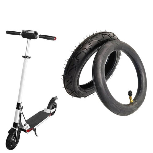 Pneus de scooter électrique 200 x 45, 8 pouces, 8 x 1 1/4, accessoires pour poussette, style : pneu plein de 6 mm, roue entière SH1405605-06